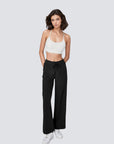 Essential Wide Legged Yoga Pant - Black