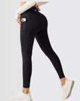 Embrace High Rise Side Pocket Leggings - Black