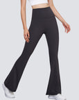 One-Size Flared Yoga Pants - Graphite Grey