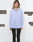 Long Sleeve Shirt - Blue Stripes