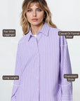 Long Sleeves Shirt - Purple Stripes