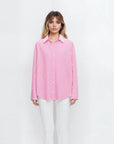 Long Sleeve Shirt - Pink Stripes