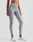 High-Rise Essential Leggings - Light Grey