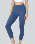Ankle Length Comfort Leggings - Blue