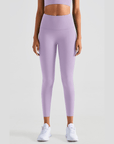 High-Rise Essential Leggings - Lilac Purple