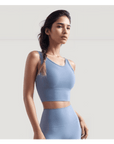 Coverage Sports Bra - Light Blue