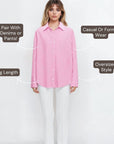 Long Sleeve Shirt - Pink Stripes
