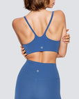 Thin Strap Sports Bra - Blue