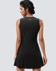 Tennis/ Activewear Dress With Pocket - Black