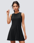 Tennis/ Activewear Dress With Pocket - Black