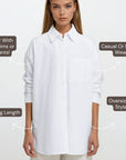 Long Sleeved Shirt - White