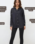 Long Sleeve Shirt - Dark Blue