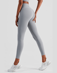 High-Rise Essential Leggings - Light Grey