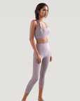 Ankle Length Leggings - Hint Of Purple