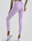 High-Rise Essential Leggings - Lilac Purple