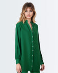 Glossy Cord Set - Green
