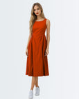Essential Dress -Shade Of Red