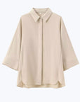Collared Top - Beige