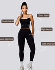 Stylish Legging Set - Black
