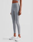 High-Rise Essential Leggings - Light Grey