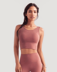 Coverage Sports Bra - Shade Of Orange