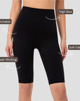 High Rise Comfort Shorts - Black