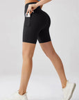 Embrace High Rise Shorts With Pockets - Black