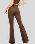 Classic Flare Yoga Pants - Brown