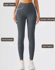 Embrace High Rise Leggings - Grey