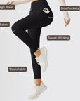 Embrace High Rise Side Pocket Leggings - Black