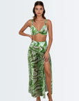 Bikini With Cover Pants - Green