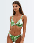 Bikini With Cover Pants - Green