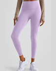 High-Rise Essential Leggings - Lilac Purple
