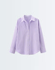 Long Sleeves Shirt - Purple Stripes