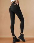 Fleece Lined Leggings - Black