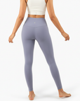 High-Rise Smooth Leggings - Blush Blue