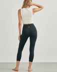 Ankle Length Leggings - Black