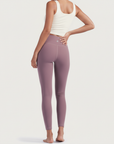 High-Rise Leggings - Subtle Purple