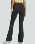 One-Size Flared Yoga Pants - Graphite Grey