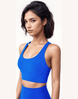 Cross Back Set - Bright Blue