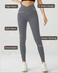 Embrace High Rise V-Waist Leggings - Grey