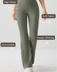 Embrace Flare Yoga Pants - Olive Green