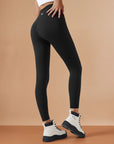 Fleece Lined Leggings - Black