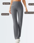 Embrace Flare Yoga Pants - Grey