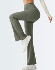Embrace Flare Yoga Pants - Olive Green