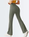 Embrace Flare Yoga Pants - Olive Green