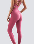 High-Rise Leggings - Pink