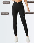 Embrace High Rise V-Waist Leggings - Black