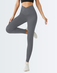 Embrace High Rise V-Waist Leggings - Grey