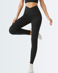 Embrace High Rise V-Waist Leggings - Black